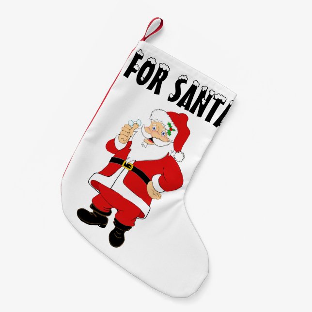 Sömmande jultomten liten julstrumpa (Framsidan (Hängande))