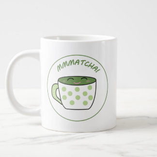 Sömmande Kawaii Matcha Jumbo Mugg