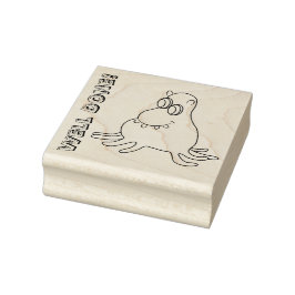 Sömmande Monster Anpassade Rubber Frimärke Stämpel