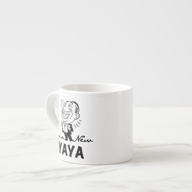 Sömmande New Yaya Tshirts och presenter Espressomugg (Framsida vänster)