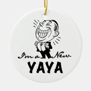 Sömmande New Yaya Tshirts och presenter Julgransprydnad Keramik