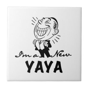 Sömmande New Yaya Tshirts och presenter Kakelplatta