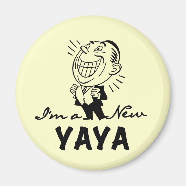 Sömmande New Yaya Tshirts och presenter Magnet (Framsidan)
