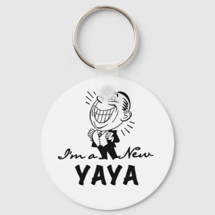 Sömmande New Yaya Tshirts och presenter Nyckelring