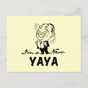 Sömmande New Yaya Tshirts och presenter Vykort