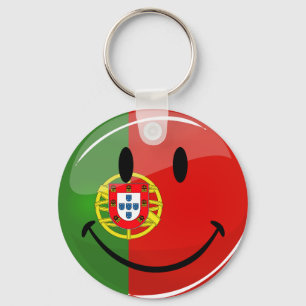 Sömmande portugisiska Flagga Nyckelring