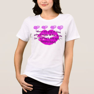 Sömmande skönhet för fred tee shirt