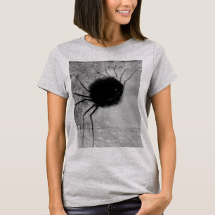 Sömmande spider av Odilon Redon, Vintage Halloween T Shirt