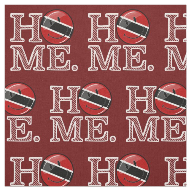 Sömmande Trinidadian Flagga House Warmer Tyg (Provkarta)