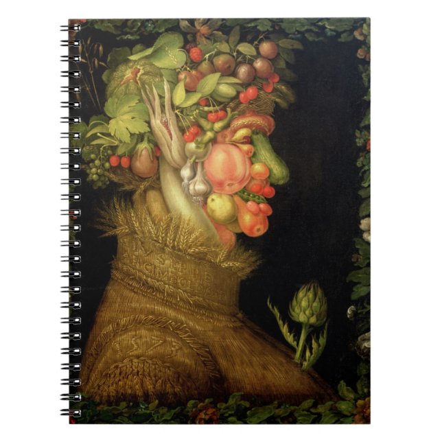 Sommar 1573 anteckningsbok med spiral (Framsidan)