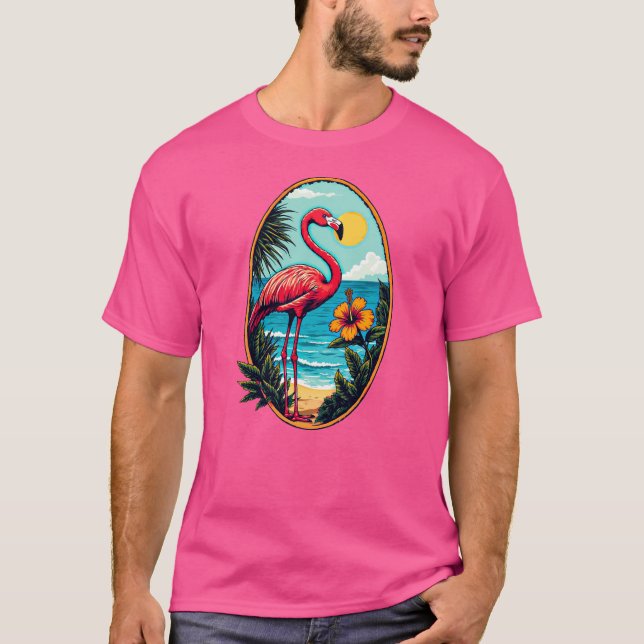 Sommar ’25 Vintage resor Badge T Shirt (Framsida)