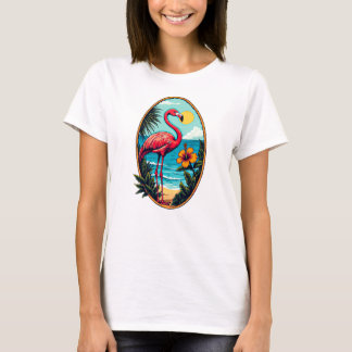 Sommar ’25 Vintage resor Badge T Shirt