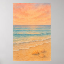 Sommar 2, Saltwater Stillness, Säsong Print Poster
