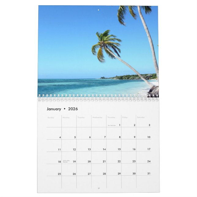 Sommar allt år long, 2010 kalender (Jan 2026)