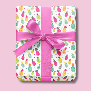 Sommar Ananas Mönster Presentpapper