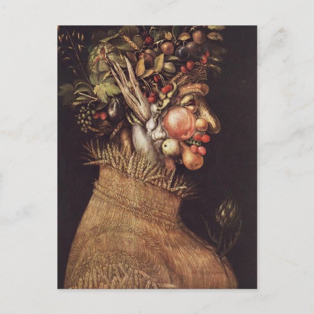 Sommar av Giuseppe Arcimboldo Vykort (Framsida)