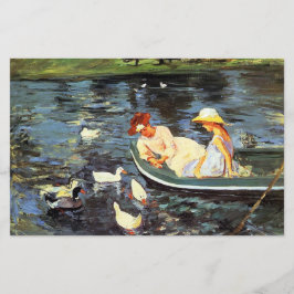 Sommar (av Mary Cassatt) Brevpapper