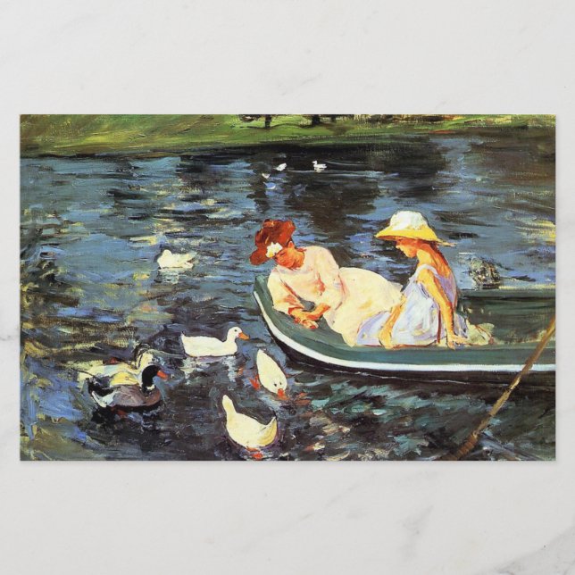 Sommar (av Mary Cassatt) Brevpapper (Framsida)