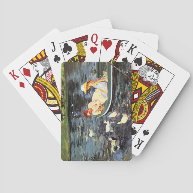 Sommar (av Mary Cassatt) Casinokort (Baksidan)