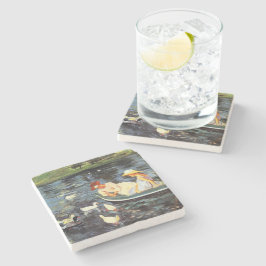 Sommar (av Mary Cassatt) Stenunderlägg