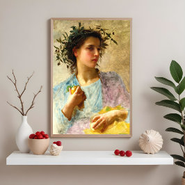Sommar av William Bouguereau Poster