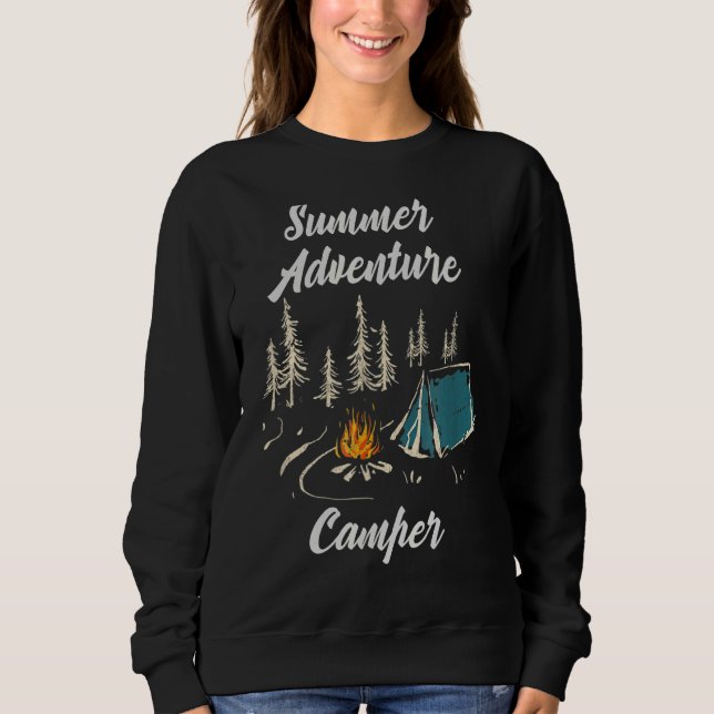 Sommar Äventyr Awaits Camper 3 T Shirt (Framsida)