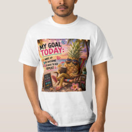Sommar avkopplande t-shirt