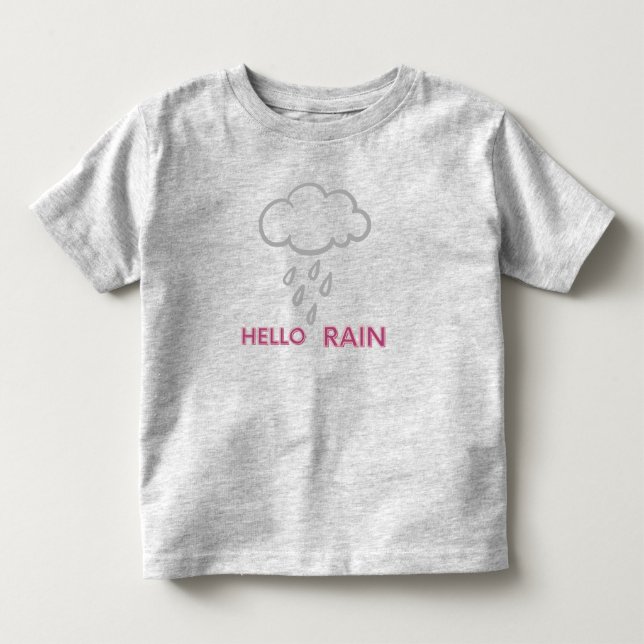 Sommar Baby Grå T Shirt (Framsida)