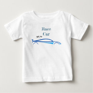 Sommar Baby Pojkar Racingbil  T Shirt