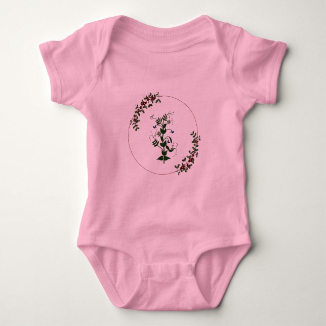 Sommar Baby Söt Växt T Shirt (Framsida)