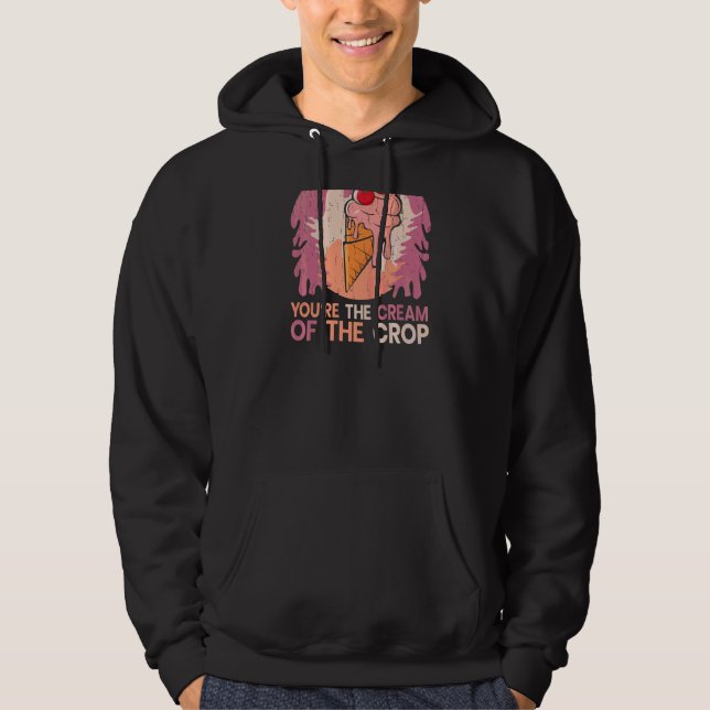 Sommar Baktryck Glass Hoodie (Framsida)