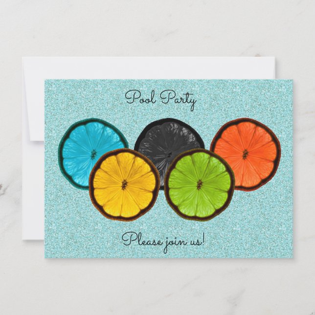 Sommar-Bassäng-partiets inbjudan (Framsida)