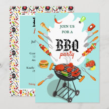 Sommar-BBQ Cookout Grilling Outdoor Party