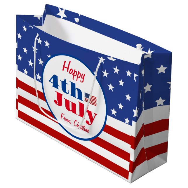 Sommar-BBQ-familjen, återförening 4:e juli-Anpassn (Framsidan Vinklad)