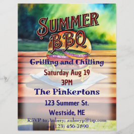 Sommar-BBQ Grilling and Chilling Reklamblad