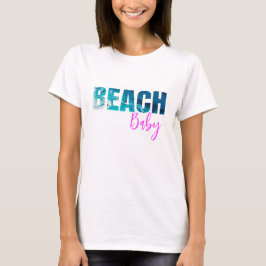 Sommar Beach Baby Avslappnad - Dam T-Shirt