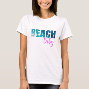 Sommar Beach Baby Avslappnad - Dam T-Shirt