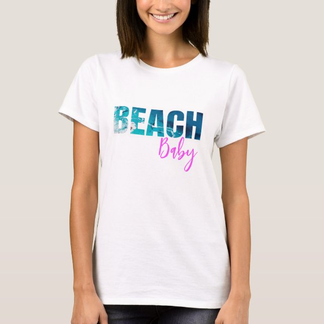 Sommar Beach Baby Avslappnad - Dam T-Shirt (Framsida)