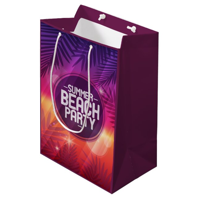 Sommar Beach Party Natt (Framsidan Vinklad)