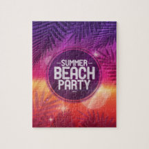 Sommar Beach Party Natt