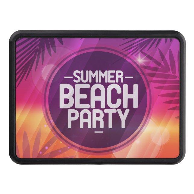 Sommar Beach Party Natt Skydd För Dragkrok (Framsidan)