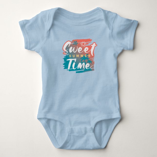 Sommar & Beach Sublimering  T Shirt (Framsida)
