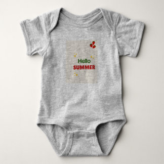 Sommar bebis kroppsdräkt t shirt