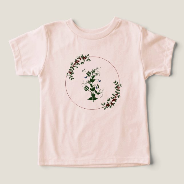 Sommar Bebis Söt Växt T Shirt (Design Framsida)