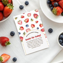 Sommar Berry Sweet Baby Shower Bokar för Baby