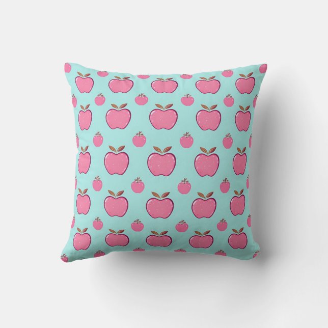 Sommar Bliss Dekorativ kudde i Tiny Rosa Apples (Baksida)