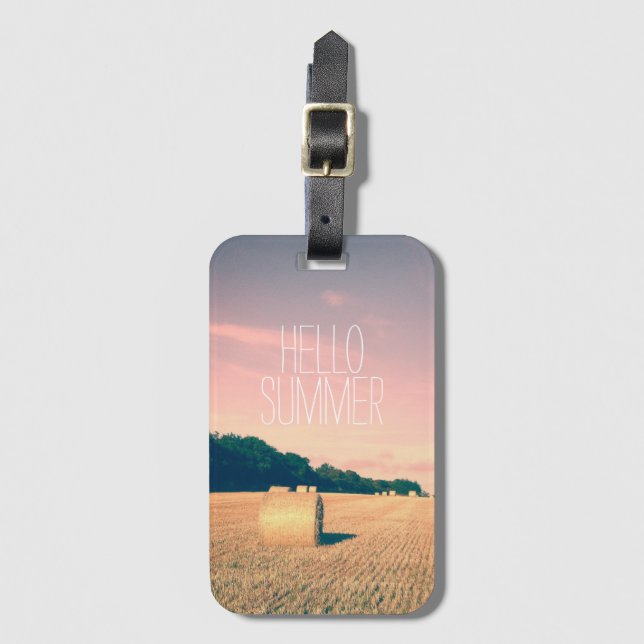 Sommar Bliss på den engelska landsbygden Bagagebricka (Framsida vertikal)