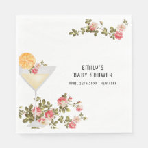 Sommar Blommigt Brunch BubLY Champagne Baby Shower