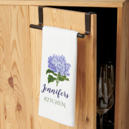 Sommar Blommigt Hydrangea Kitchen Towel Kökshandduk