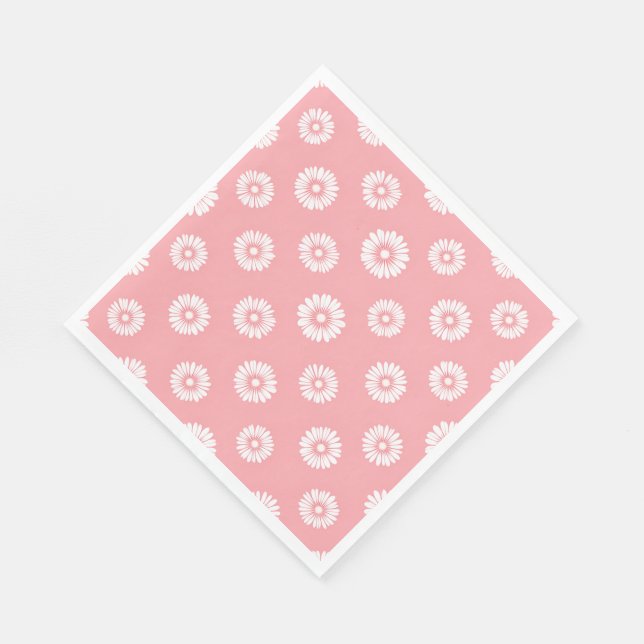 Sommar Blommigt Luncheon Napkins - 50 cent, 3-Ply Pappersservett (Hörn)